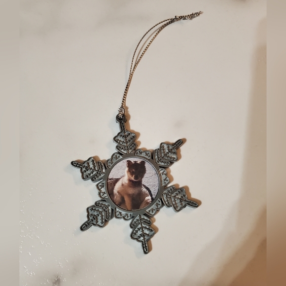 Metal Snowflake Christmas Ornament Custom Made - Picture 9 of 11